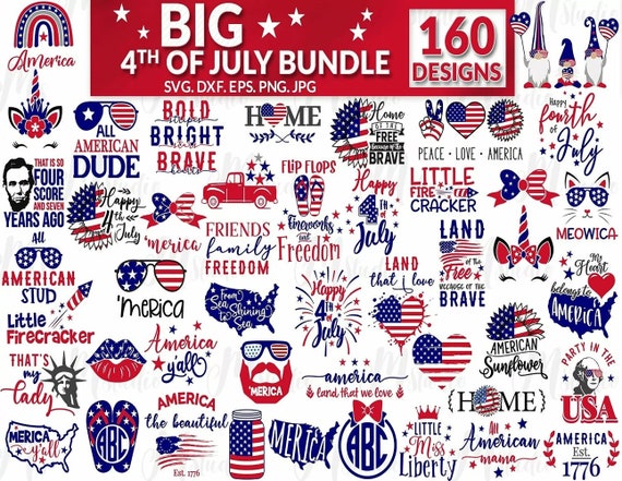 4th of July SVG Bundle,July 4th SVG, fourth of july svg, independence day svg, patriotic svg.