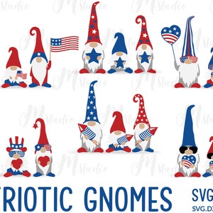 4th of July Gnomes svg, 4th of july Bundle svg, gnomes svg, 4th july svg.
