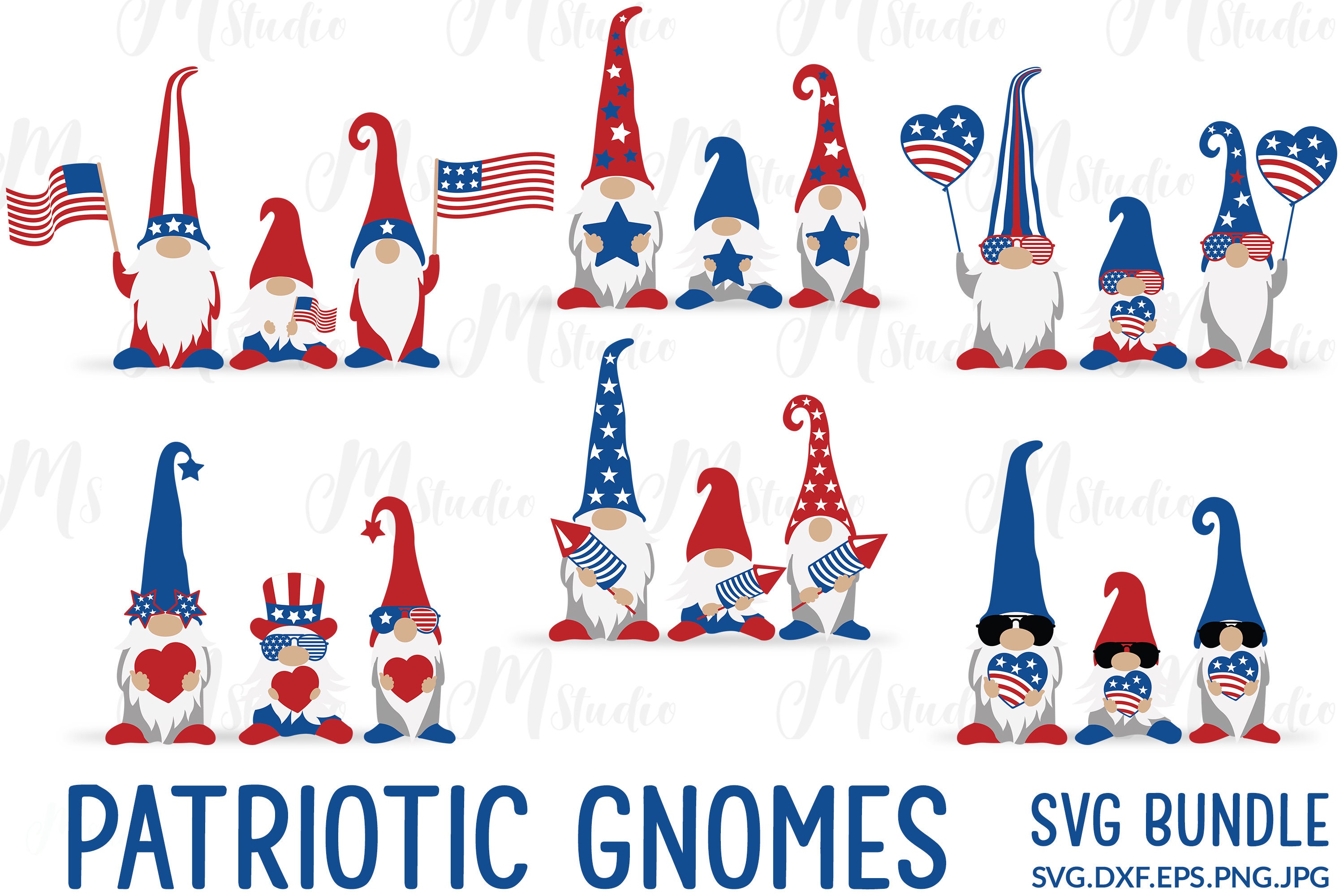 Download 4th Of July Gnomes Svg 4th Of July Bundle Svg Gnomes Svg Etsy