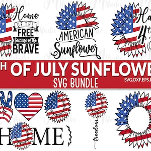 Sunflower SVG Bundle, Sunflower Monogram Svg, Split Sunflower SVG, Sunflower Png, Sunflower Cricut