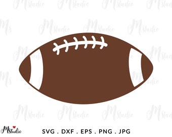 Football svg, Football Silhouette, Football png, Football Cut Files, Football Cut File For Cricut, Silhouette, Cameo, Instant Download