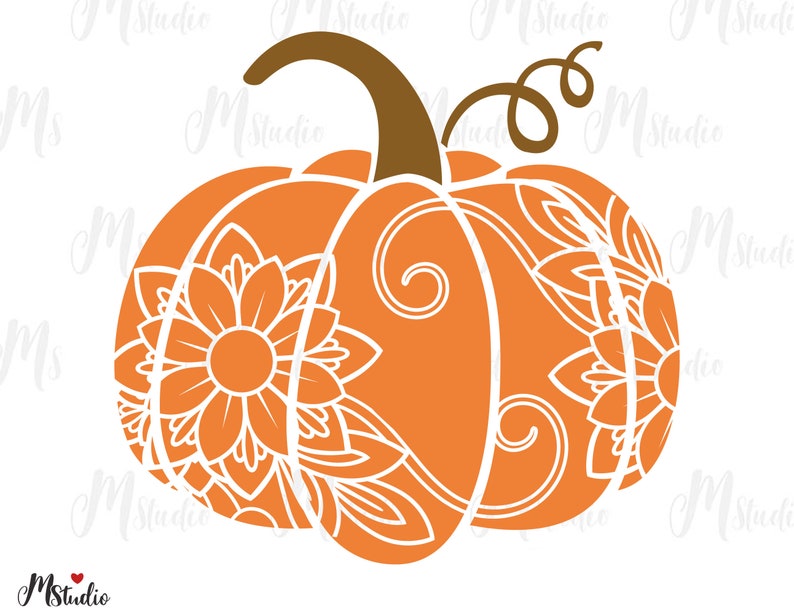 Pumpkin SVG Bundle, Fall Pumpkin Svg, Leopard Pumpkin Svg, Plaid Pumpkin, Fall Silhouette Png Eps Dxf, Digital Cut Files image 5