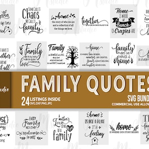 Family Quotes svg bundle,for cricut and sillouette .