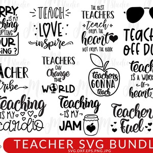 Teacher Svg Bundle, Back to School, Teacher Svg, Teacher Life Svg,teacher png, school svg, Teacher Quote Svg, Instant Download