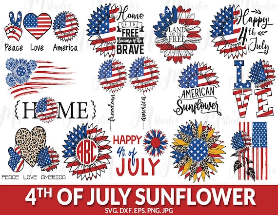 4th of July SVG Bundle Patriotic July 4th SVG Fourth of - Etsy