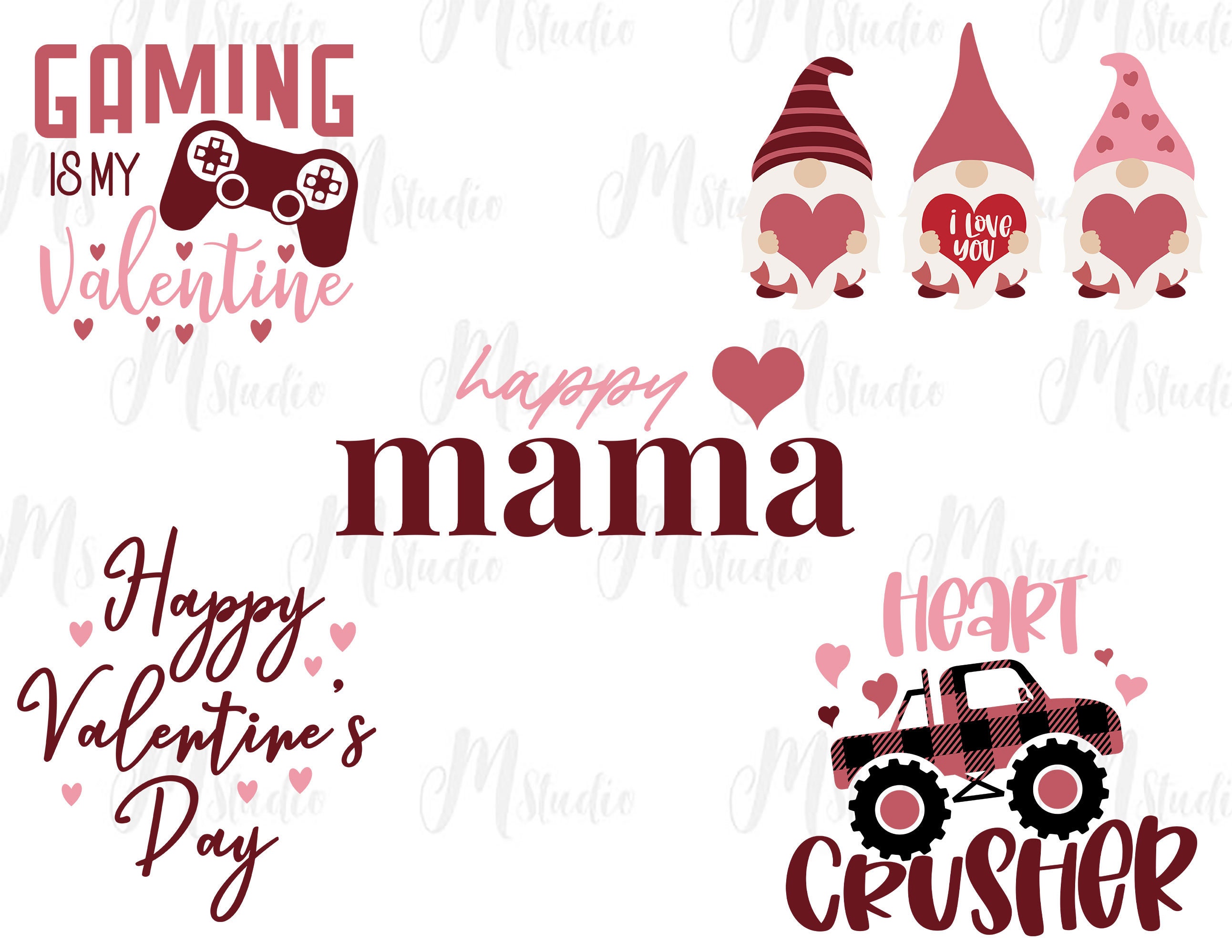 Valentines SVG Bundle, Love Svg Bundle, Valentines Day SVG Bundle ...