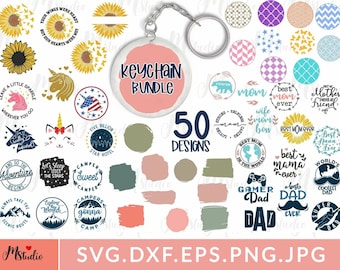 keychain svg bundle, Circle Patterns Svg, Key Ring Pattern, Keychain Pattern SVG, , Key Ring svg, brush stroke svg, Round Pattern svg
