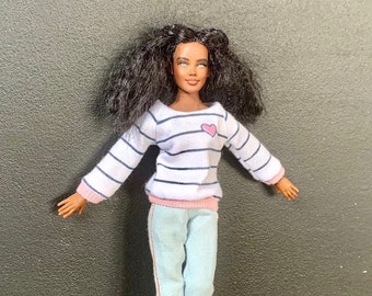 SWEET GIRLS BLOUSE for Heidi Ott and Phicen dolls, miniatures, 112 scale, sewn, handmade