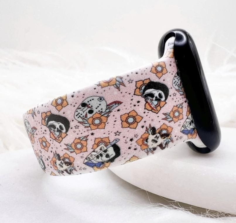 Horror Characters Watch Band compatible with Apple Watch Fitbit Samsung