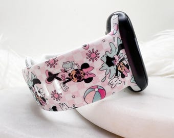 Mouse Girl Summer Watch Band compatible with Apple Watch Fitbit Samsung