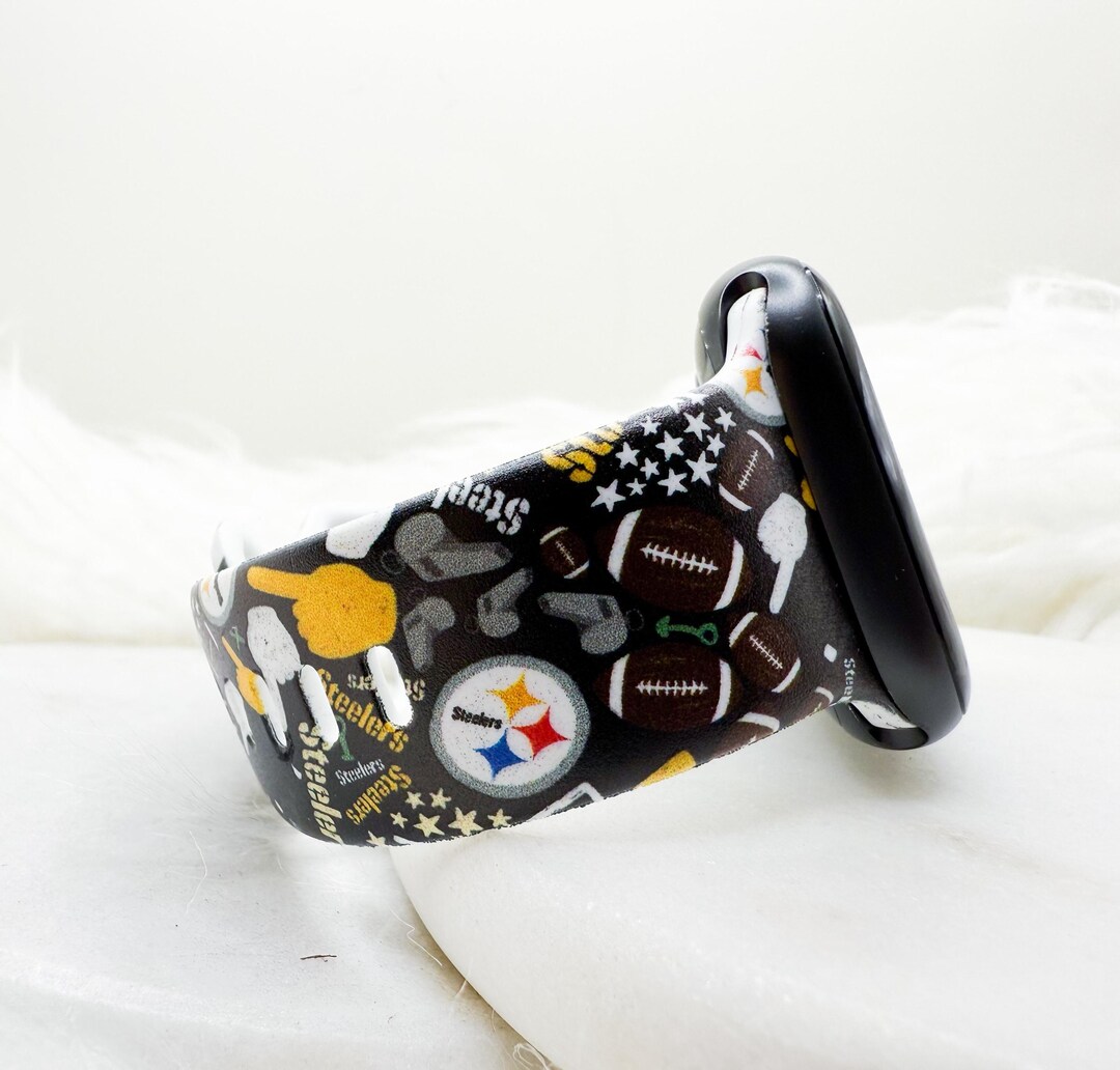 Pittsburgh Football Playbook Watch Band Compatible With Apple Watch ...