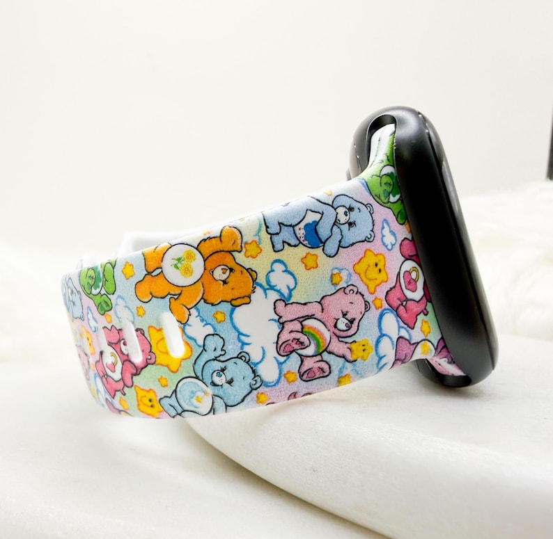 Caring Bear Watch Band compatible with Apple Watch Fitbit Samsung image 1