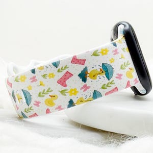 Ducks & Rain boots Watch Band compatible with Apple Watch Fitbit Samsung