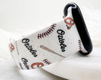 Orioles Baseball Watch Band compatible with Apple Watch Fitbit Samsung