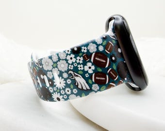 Philadelphia Football Watch Band compatible with Apple Watch Fitbit Samsung