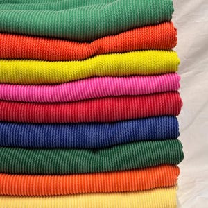 NEW COLORS! Texture Street  Rib Wave Knit Spandex Fabric By The Yard Urban Rib Cable Knit Spandex Texture Knit #2