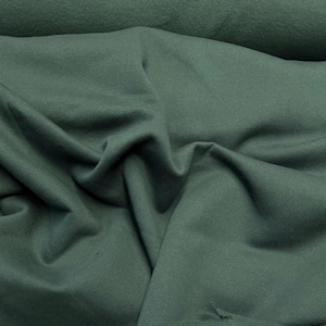 Premium schwere 16 Unzen 100% Baumwolle Fleece weiche und kuschelige Stoff für alle Jahreszeiten Sweatshirt Joggers Streetwear Jägergrün
