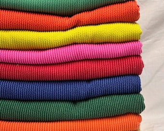 NEW COLORS! Texture Street  Rib Wave Knit Spandex Fabric By The Yard Urban Rib Cable Knit Spandex Texture Knit #2