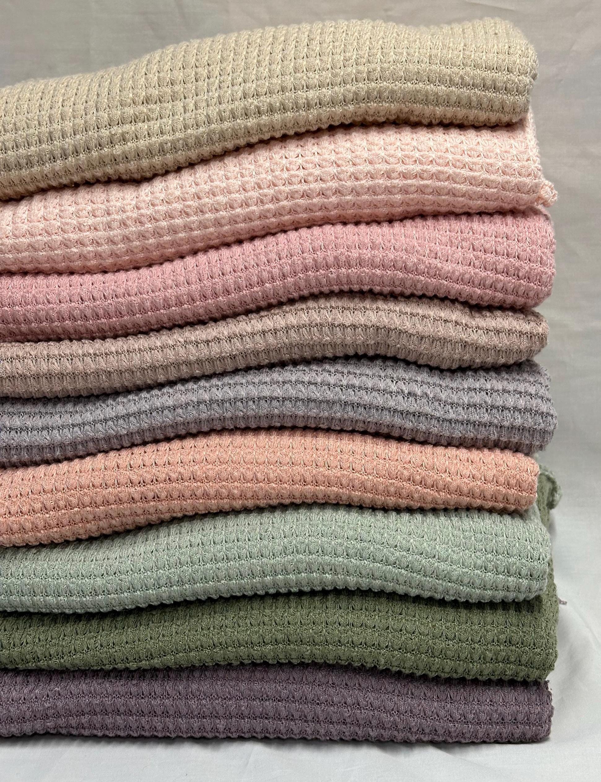 Open Weave Chunky Waffle Sweater Knit Fabric by the Yard Open Weave Chunky Waffle Sweater Knit Fabric by the Yard