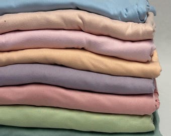 DBP Fabric Double Brushed Poly Fabric by the Yard DBP Jersey Stretchy Soft Polyester Stretch Fabric 1 Yard Solid #2