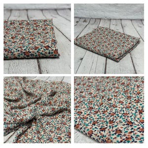 Polyester Chiffon Woven Print Fabric By The Yard Mini Multicolor Lurix Metallic Flower Summer  Floral Print Summer Flowy Dress