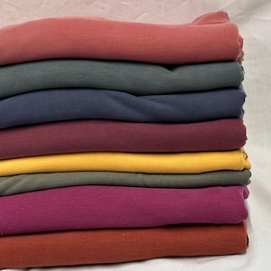 Modal Sand Wash Cupro Jersey Knit Fabric By The Yard Fall Colors #2