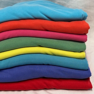 Modal Sand Wash Cupro Jersey Knit Fabric By The Yard Bright Colors #5