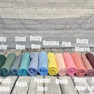 4-Way Stretch Soft Cotton Spandex Fabric Jersey Knit Bestseller Fabric By The Yard image 3