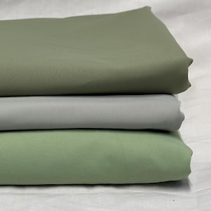 Nylon Spandex Tricot Solid Swimwear Activewear Fabric  By The Yard  Sage Pastel Shades Hues