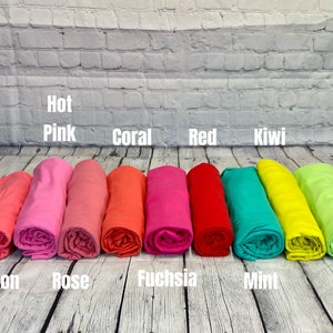 4-Way Stretch Soft Cotton Spandex Fabric Jersey Knit Bestseller Fabric By The Yard image 9