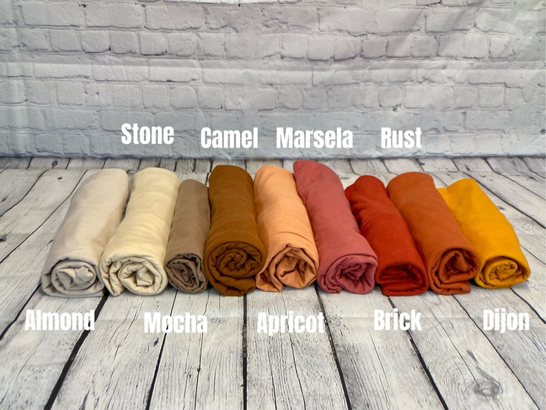 4-Way Stretch Soft Cotton Spandex Fabric Jersey Knit Bestseller Fabric By The Yard image 5