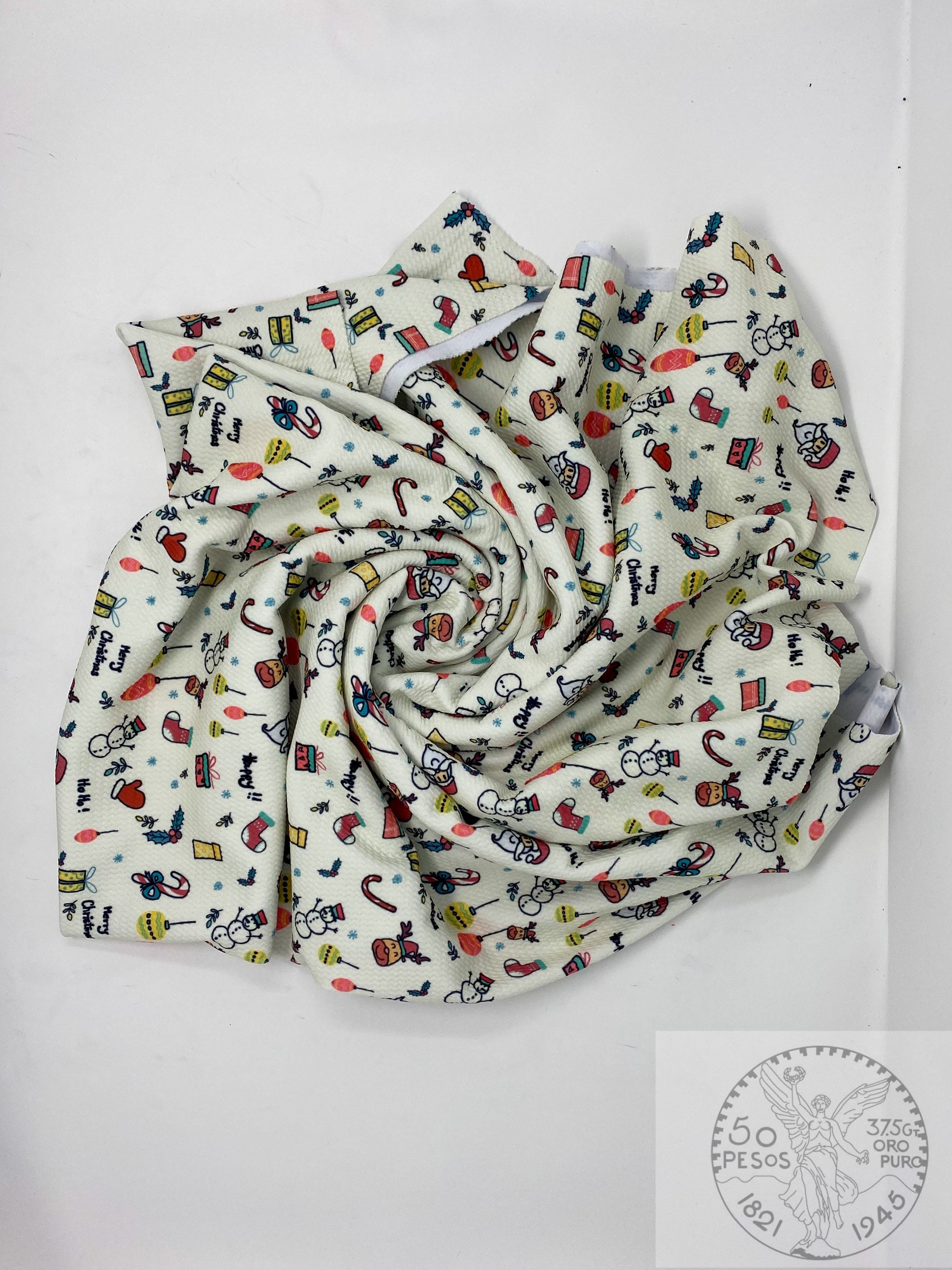 christmas stretch jersey fabric
