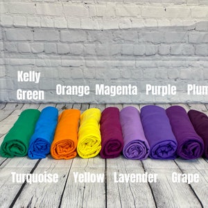 4-Way Stretch Soft Cotton Spandex Fabric Jersey Knit Bestseller Fabric By The Yard image 10