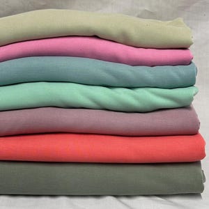 Modal Sand Wash Cupro Jersey Knit Fabric By The Yard Pastel Colors #4