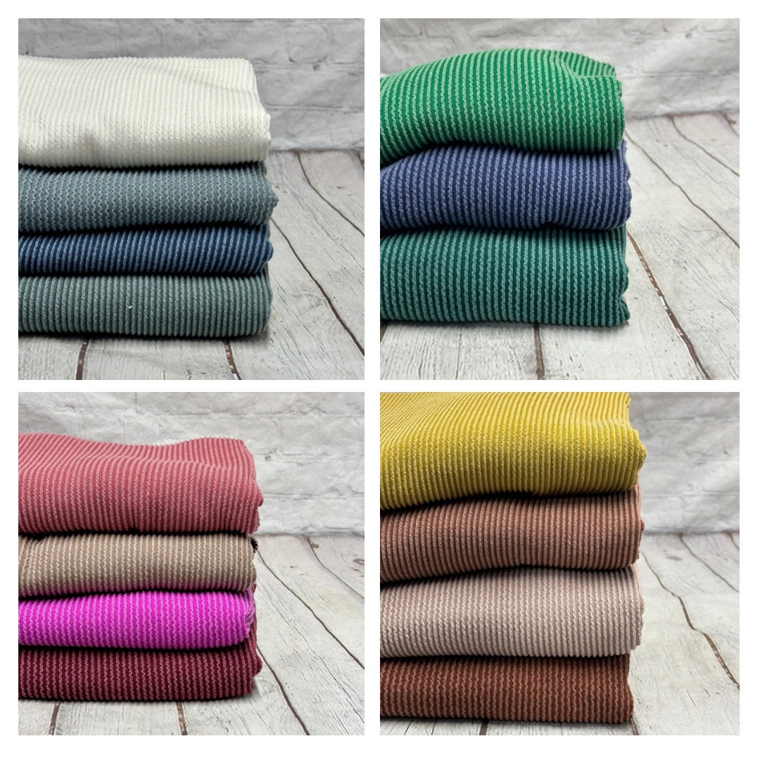Textured Polyester Knit Fabric 