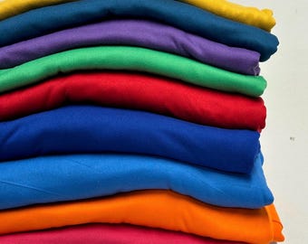 Tessuto DBP Tessuto in poliestere spazzolato doppio tagliato su misura Tessuto elasticizzato in jersey DBP morbido in poliestere elasticizzato 1 iarda tinta unita n. 8