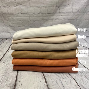 Modal Sand Wash Cupro Jersey Knit Fabric By The Yard image 2