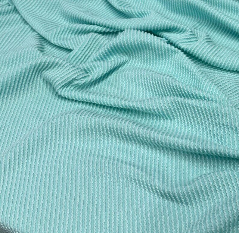 Contoh Color Rib NEW COLORS! Texture Street Rib Wave Knit Spandex Fabric by the Yard ...