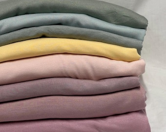 New Colors! 4-Way Stretch Bamboo Fabric| Soft Bamboo Spandex | Fabric By The Yard | For Dresses, Cardigans and Blouses | 60 Wide