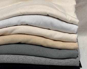 Heavy 100% Cotton Jersey Fabric 20/1 Domestic Quality Carhartt Tee Weight Base Color