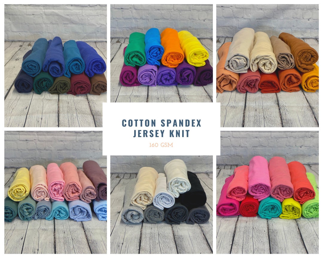 Mocha Cotton Lycra Knit Solid Essentials