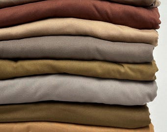 Tessuto DBP Tessuto in poliestere spazzolato doppio tagliato su misura Tessuto elasticizzato in jersey DBP morbido in poliestere elasticizzato 1 iarda tinta unita n. 4