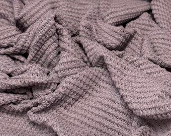 ★22-23FW★KNITTED★SOFT COTTON HEAVY WAFFLE KNIT Oyster Heavy Cotton Waffle Thermal - Distinctive Waffles