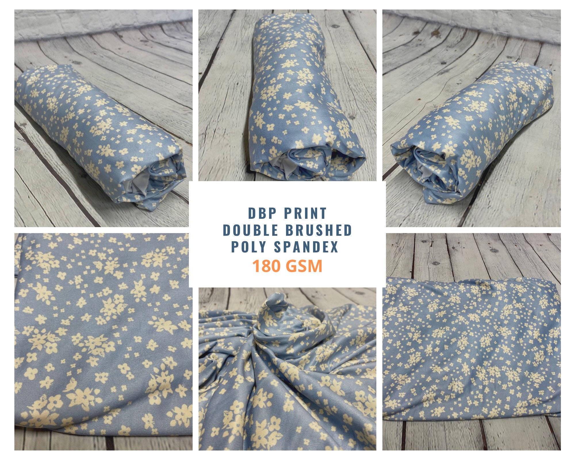 Double brushed poly fabric deals