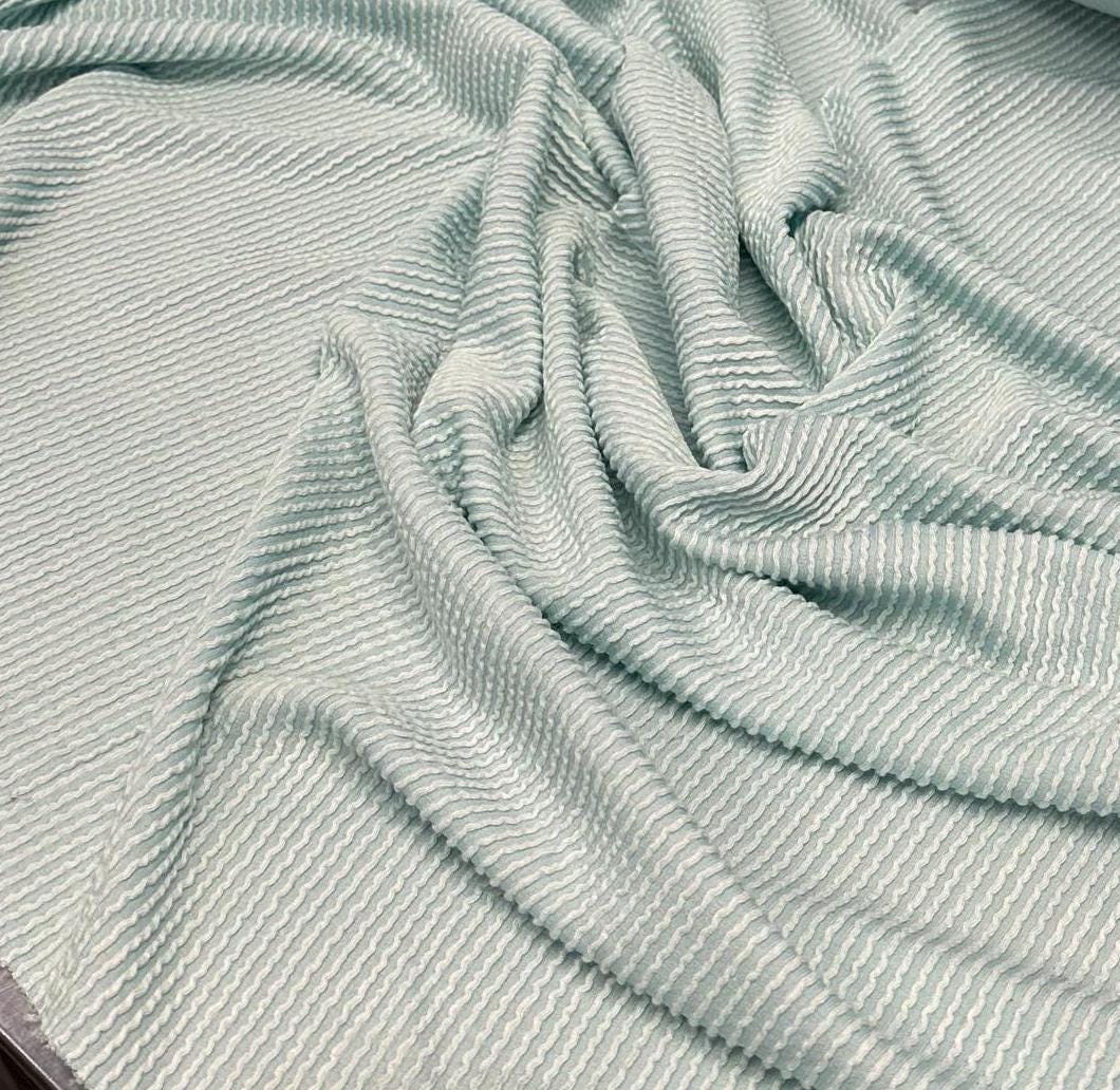 Contoh Color Rib NEW COLORS! Texture Street Rib Wave Knit Spandex Fabric by the Yard ...
