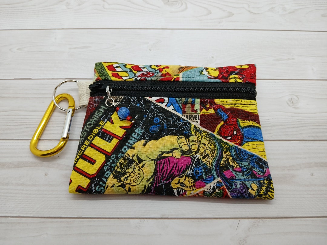 Superhero Comic Keychain Card Arcade Wallet - Etsy