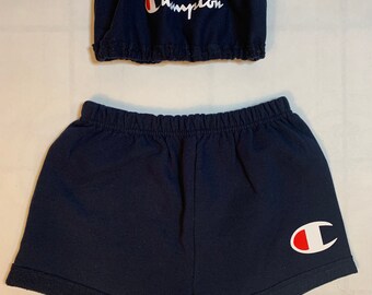 nike halter top and shorts