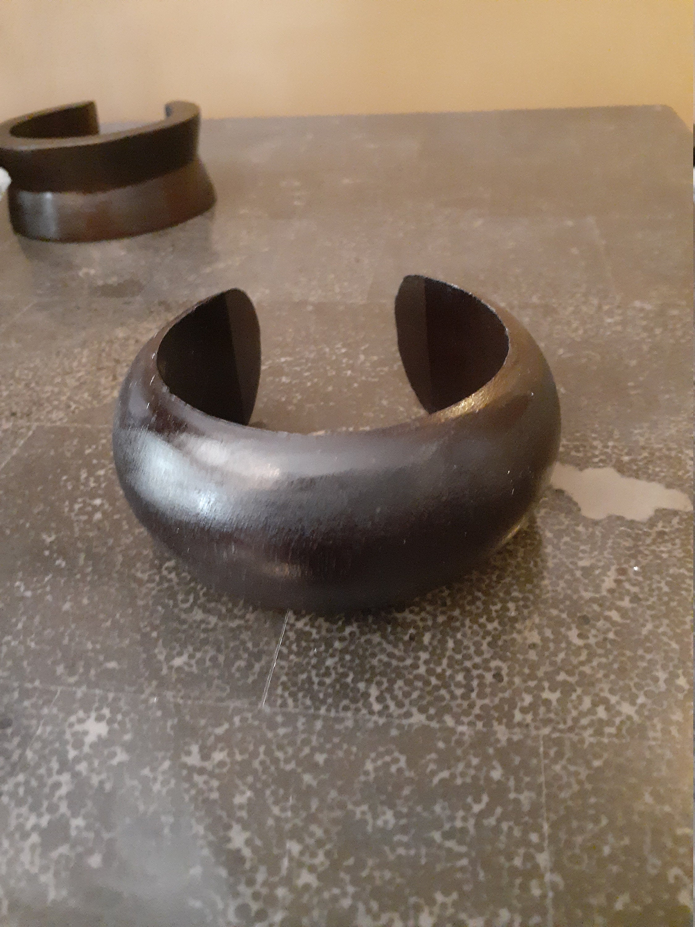 Black Cuff Bracelet Etsy