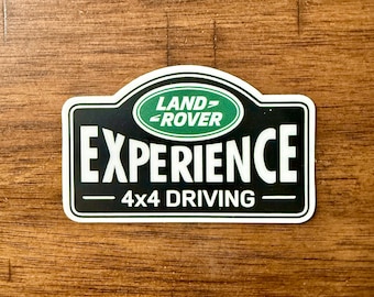 Land Rover Experience  4x4 sticker