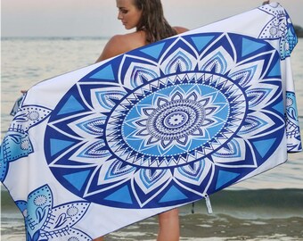 - WOW OCEAN 72x72 Microfiber Beach Towel Oversized 183cmx183cm